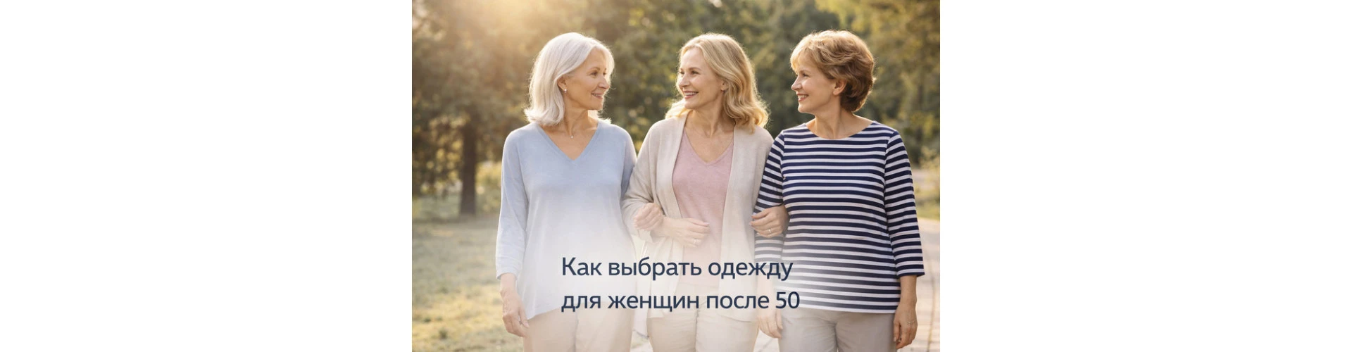 Как выбрать одежду для женщин после 50