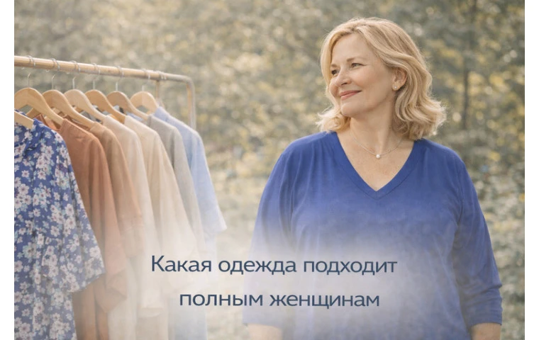 Какая одежда подходит полным женщинам