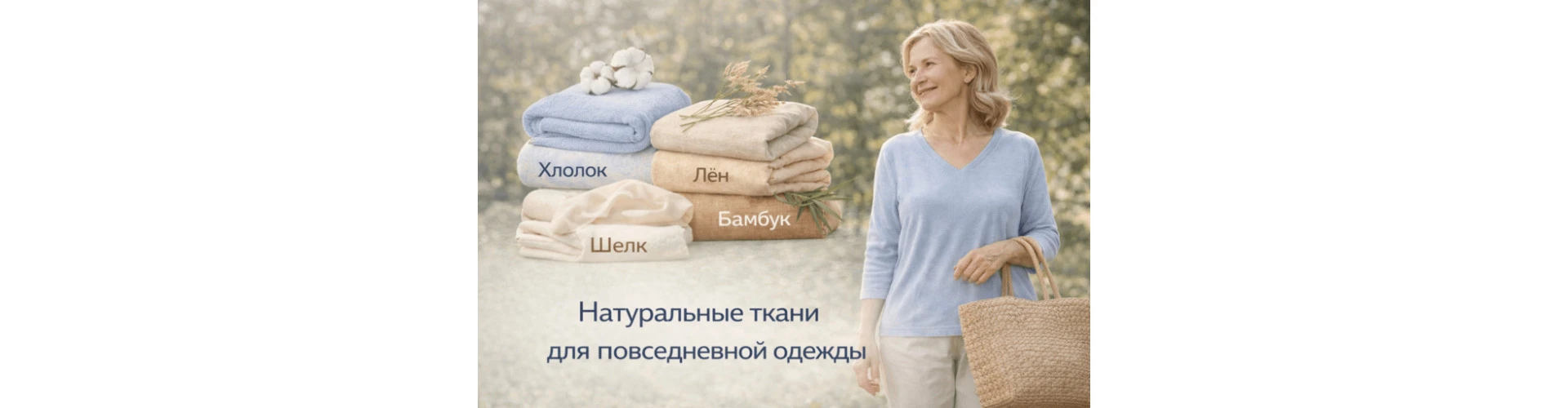 Натуральные ткани для повседневной одежды